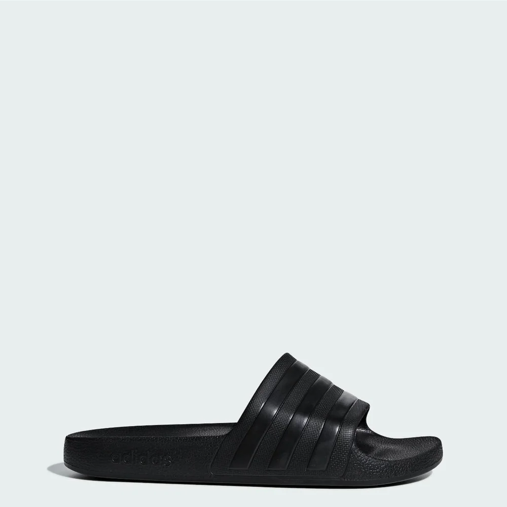 Black Adidas Adilette Aqua Slide Sandals Men’s 9